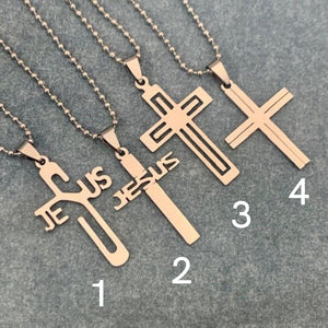 Jesus Cross Necklaces - Blessed Be Boutique