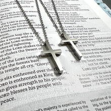 Load image into Gallery viewer, Medium Size Titanium Steel Cross Necklace - Blessed Be Boutique