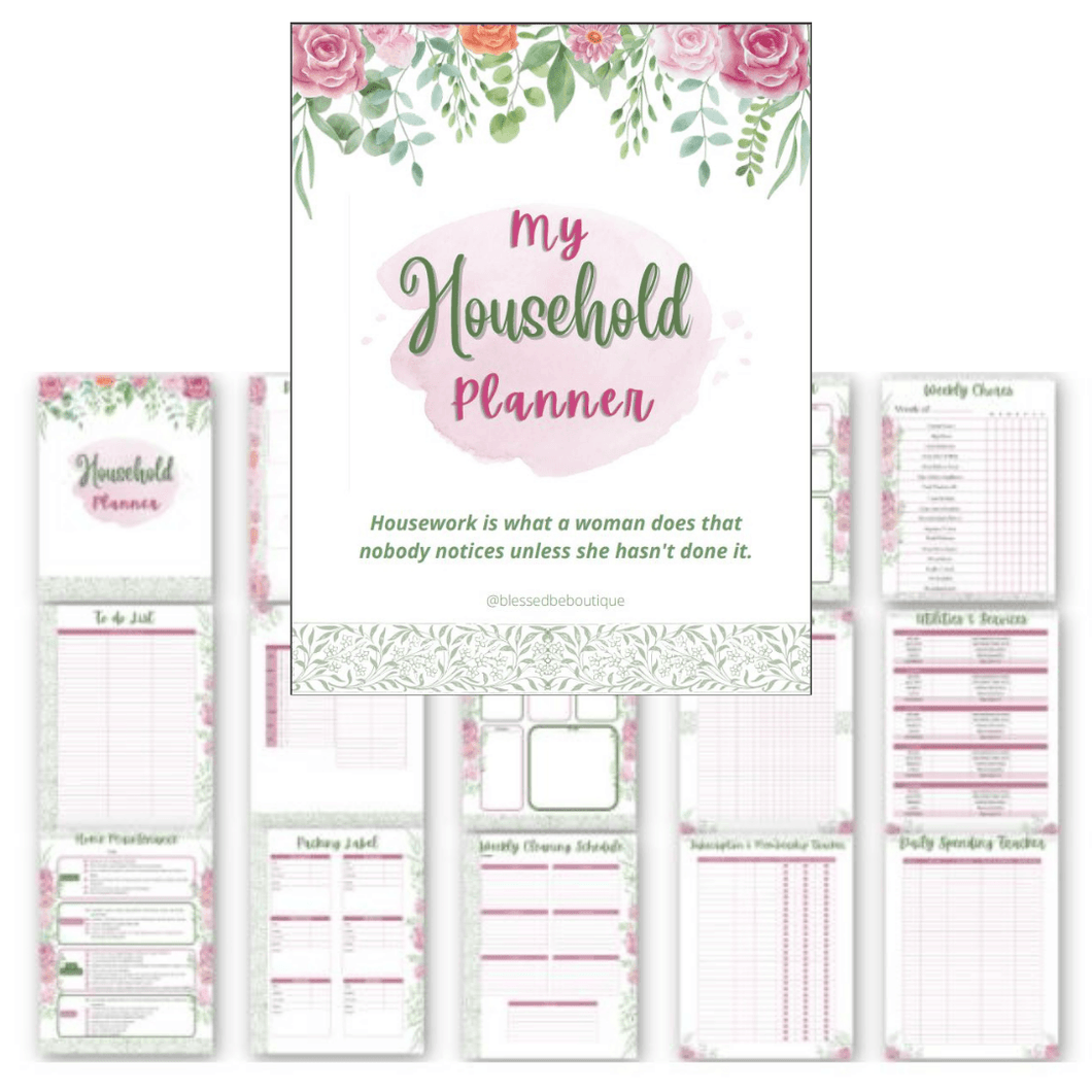 My Household Planner - Blessed Be Boutique