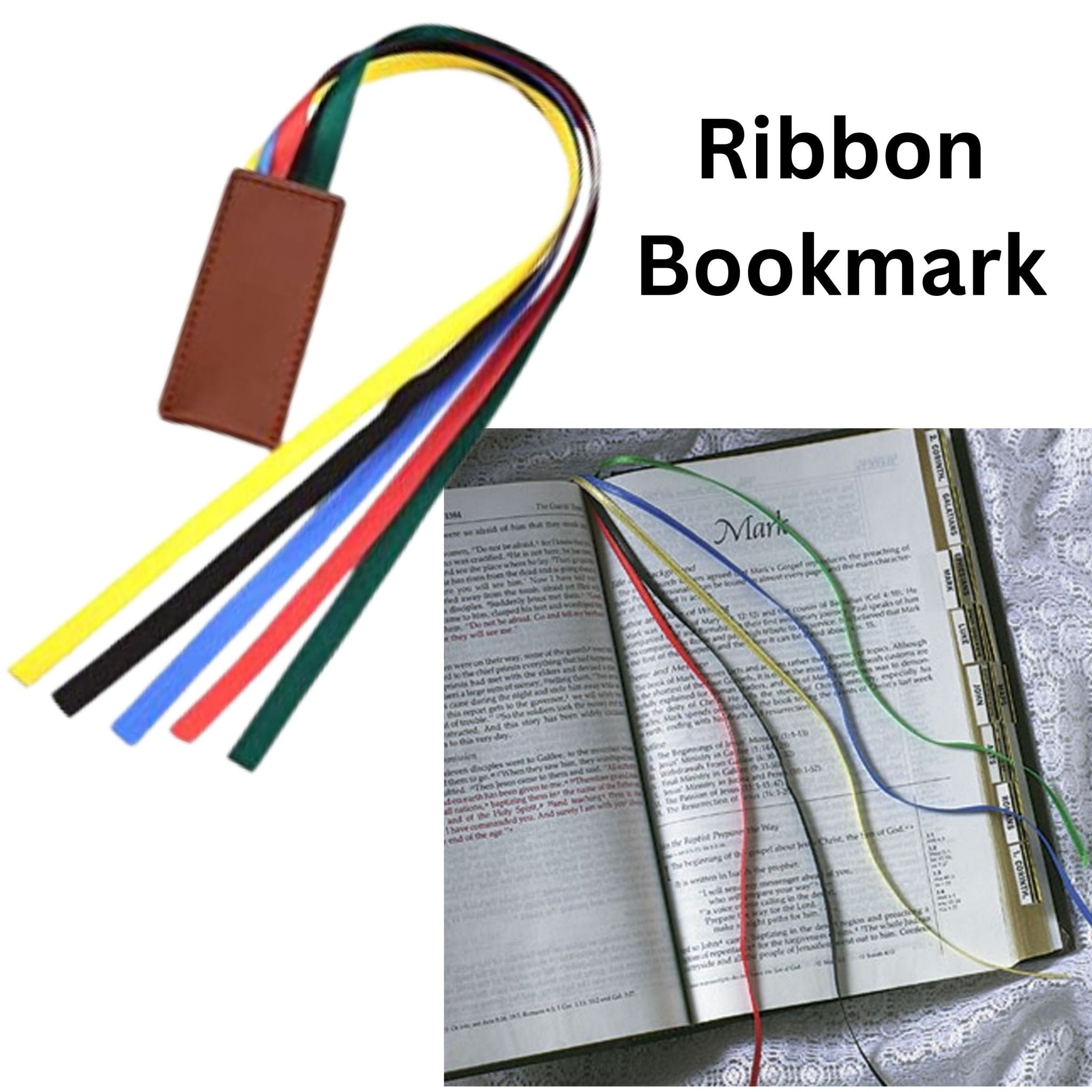 Ribbon Bookmark – Blessed Be Boutique