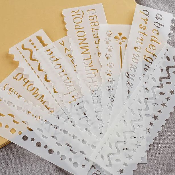 Enhance Your Journaling with Versatile Ruler Stencil Set – Blessed Be ...