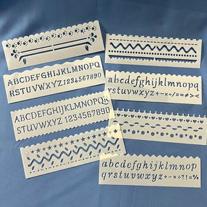 Enhance Your Journaling with Versatile Ruler Stencil Set – Blessed Be  Boutique