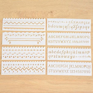 Ruler Journaling Stencils - Blessed Be Boutique