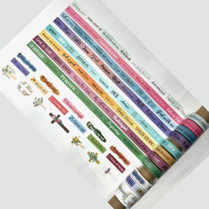 Scriptural Accents Washi Tape - Blessed Be Boutique