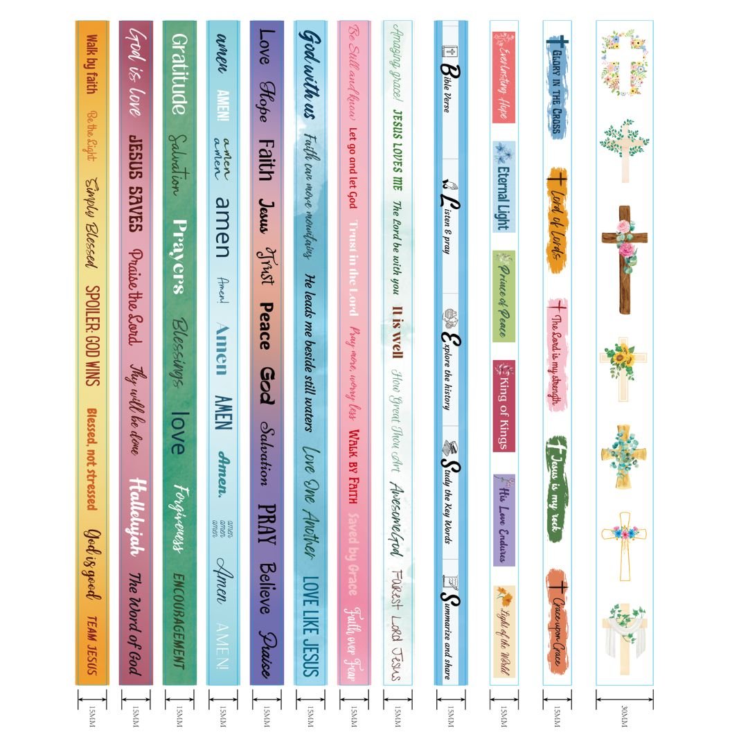 Scriptural Accents Washi Tape - Blessed Be Boutique