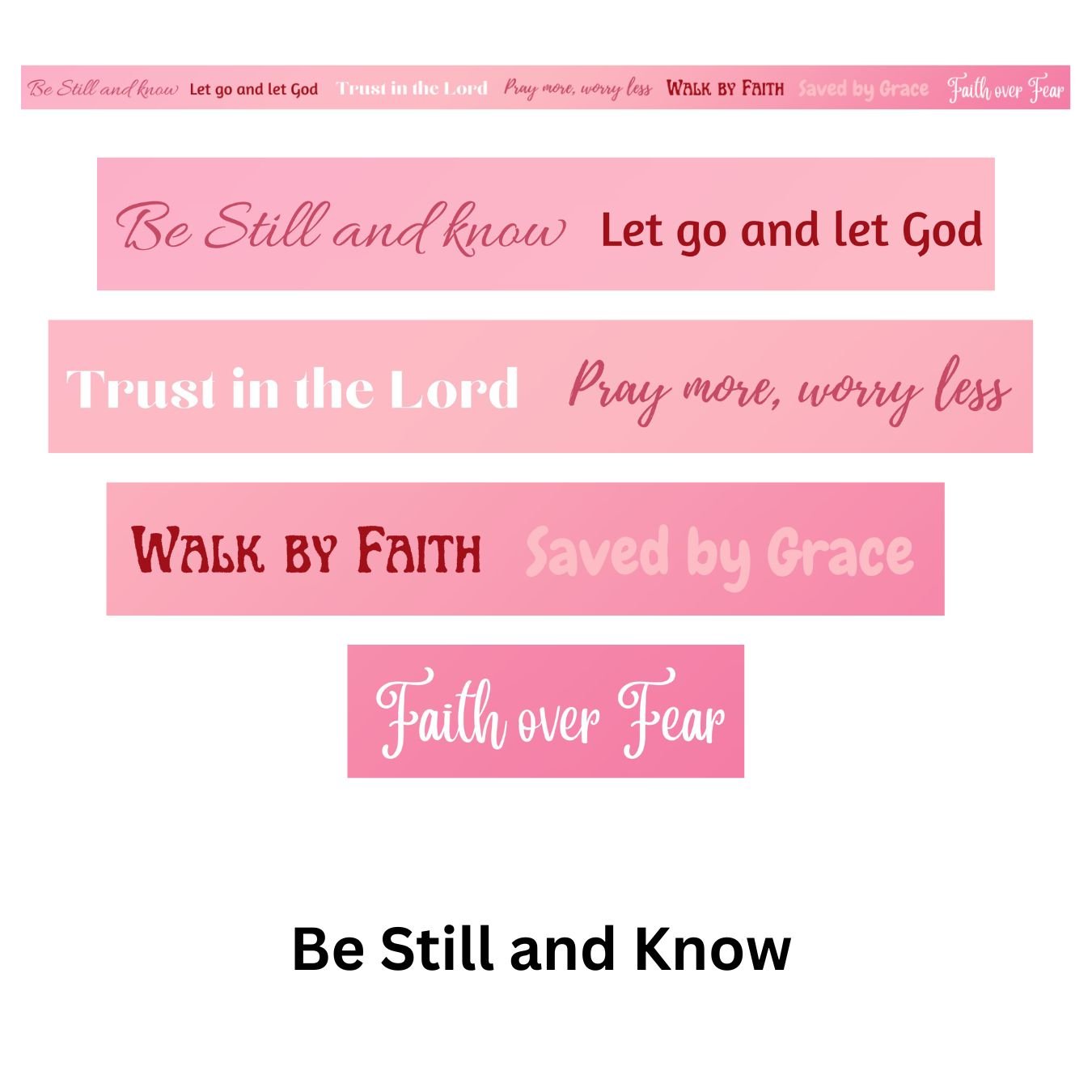 Scriptural Accents Washi Tape - Blessed Be Boutique
