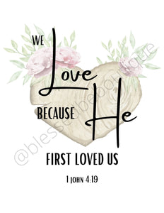 Scripture Wall Art Digital Downloads - Blessed Be Boutique