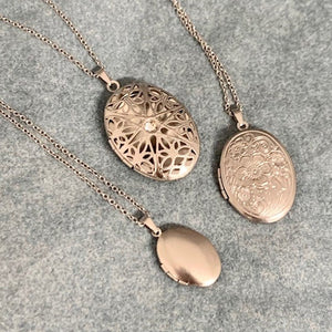 Silver Lockets - Blessed Be Boutique