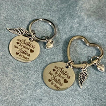 Load image into Gallery viewer, Sisters By Heart Key Ring - Blessed Be Boutique