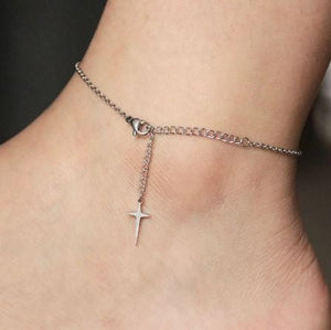 Tiny Stainless Steel Ankle Bracelets - Blessed Be Boutique