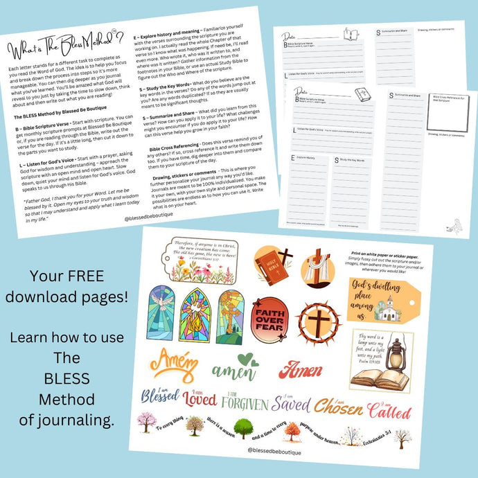 Blessed Boutique Scripture Writing.pdf The Bless Method of Bible Study – Blessed Be Boutique