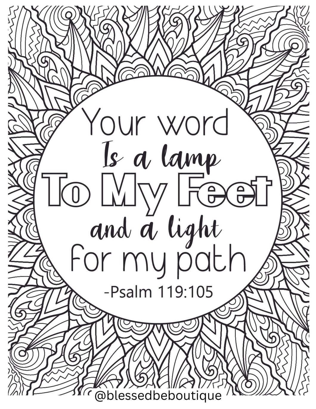 Your Word is a Lamp to my Feet - Blessed Be Boutique